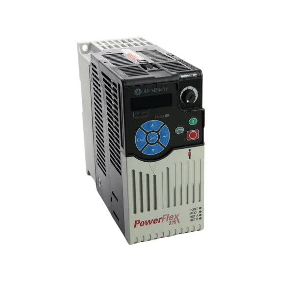 Allen-Bradley 25B-D1P4N104 PowerFlex 525, 0.4 kW, 1.4 A, compact motor control for industrial automation.