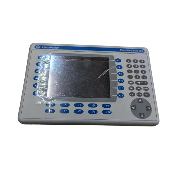 Allen-Bradley PanelView Plus 7 Terminal with 7-inch screen and multiple connectivity options for industrial use.