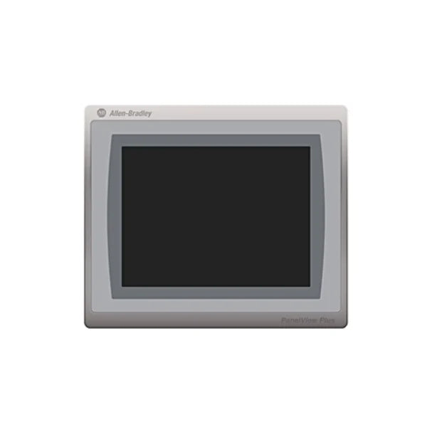 Allen-Bradley 2711P-T10C22D8S HMI, 10-inch screen, Ethernet capability, DC power, designed for machine interface