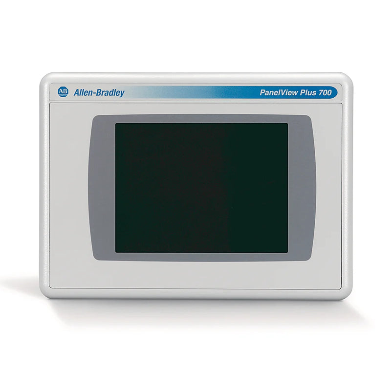 Allen-Bradley 2711P-T7C4D8, 7 inch touchscreen, DC power, efficient interface for automation control.