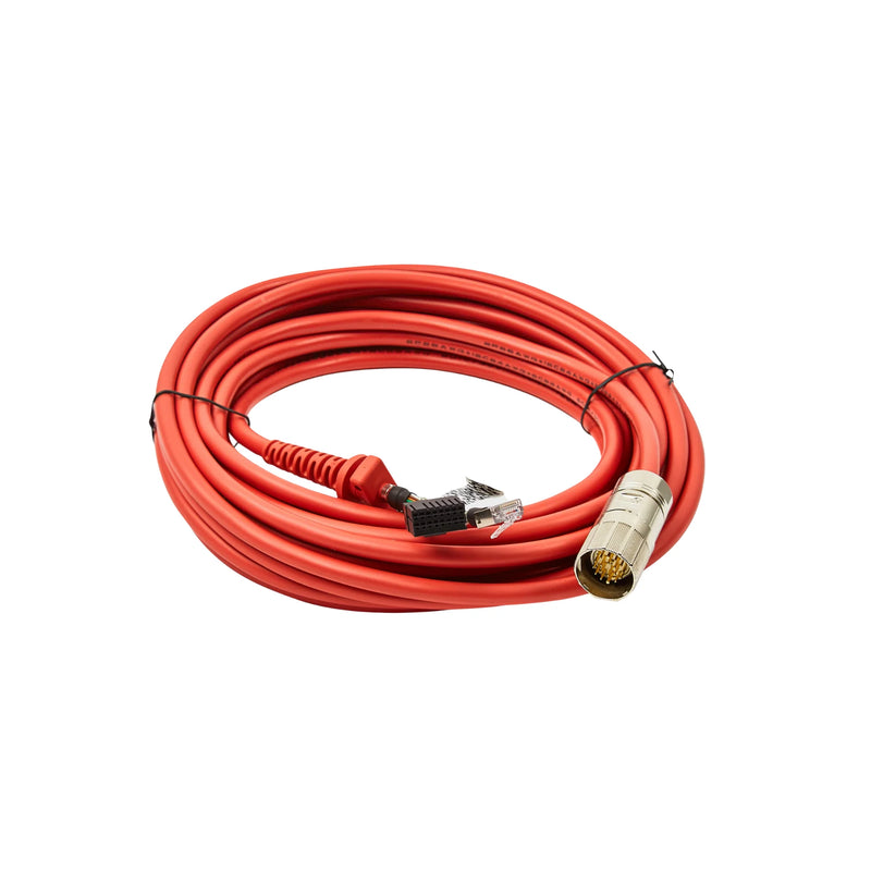 ABB 3HAC064448-001 support for IRC5 FlexPendant cable, strain relief component providing durable protection.