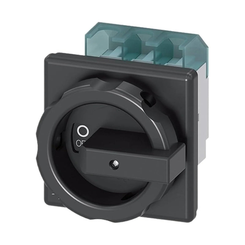 Siemens SIRIUS 4-pole, 32A switch, 690V industrial-rated device, ensuring secure power isolation in systems