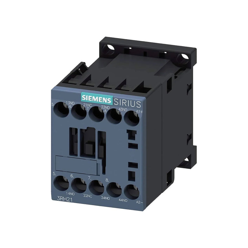 Siemens 3RH2131-1BB40 relay, industrial control relay with NO contacts and DC coil for reliable automation use.