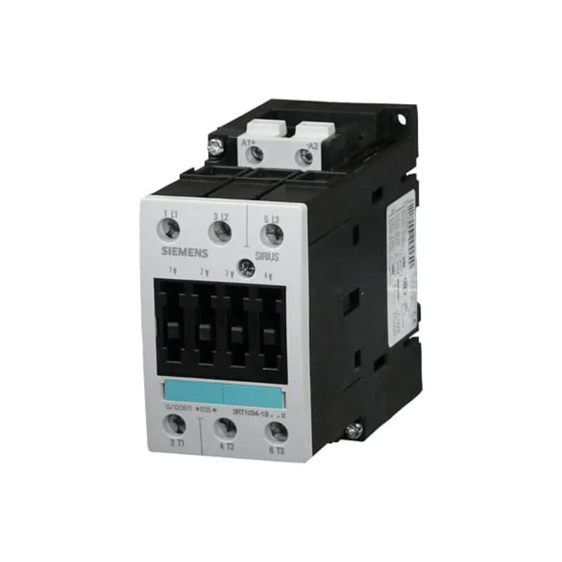 Siemens 3RT1034-1BB40 is a robust contactor used in industrial automation for controlling electrical circuits.