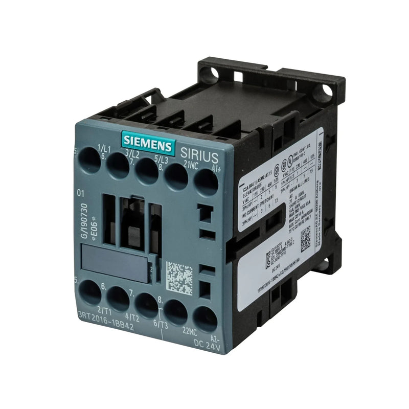 Siemens 3RT2016-1BB42, reliable SIRIUS contactor for industrial electrical circuit control and automation solutions.