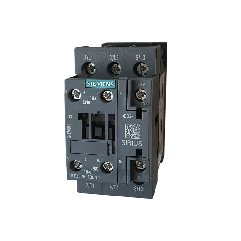 Efficient Siemens 3RT2025-1BB40 SIRIUS contactor for managing automation circuits with reliability and durability.