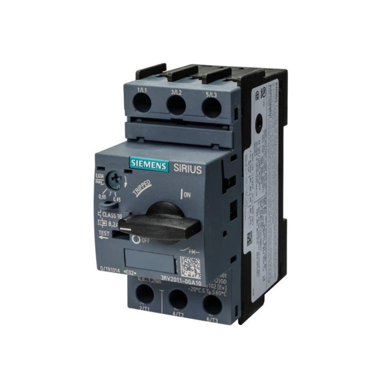 Siemens SIRIUS circuit breaker, 10-16A, 690V for motor protection, industrial use