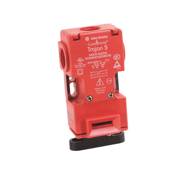 Allen-Bradley 440K-T11090 safety relay module, key-operated for machine safety systems