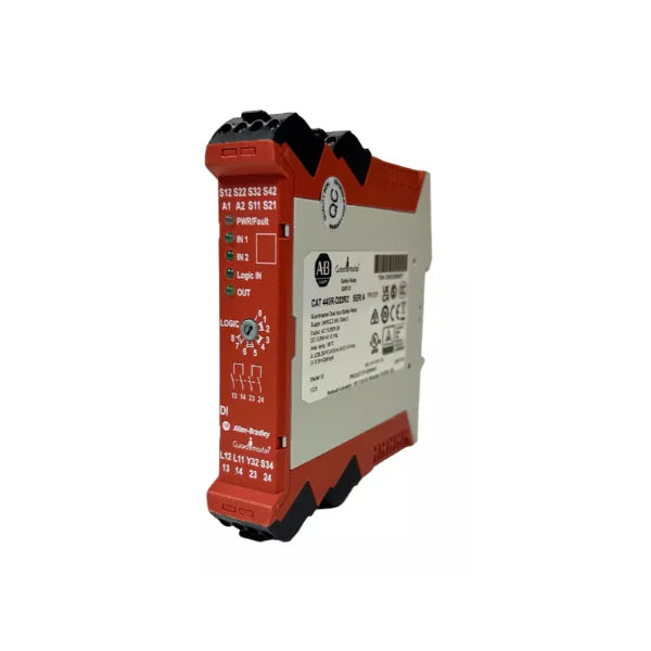 Allen-Bradley 440R-D22R2 safety relay, ideal for secure industrial applications with 2 NO contacts.