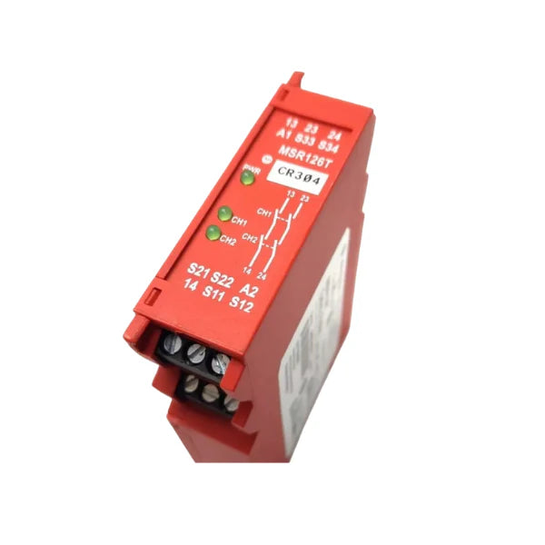 Allen-Bradley 440R-N23117 relay, 24V DC, for emergency safety and monitoring