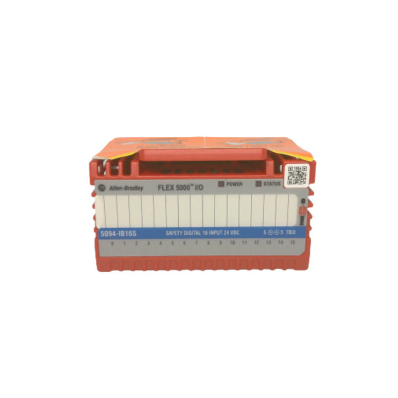 Allen-Bradley 5094-IB16S module with 16 safety digital inputs for enhanced industrial safety compliance.