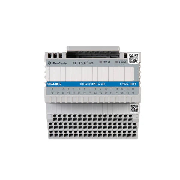 Allen-Bradley 5094-IB32, 32-point digital input, 24VDC, high-density FLEX 5000 I/O module for industrial applications.