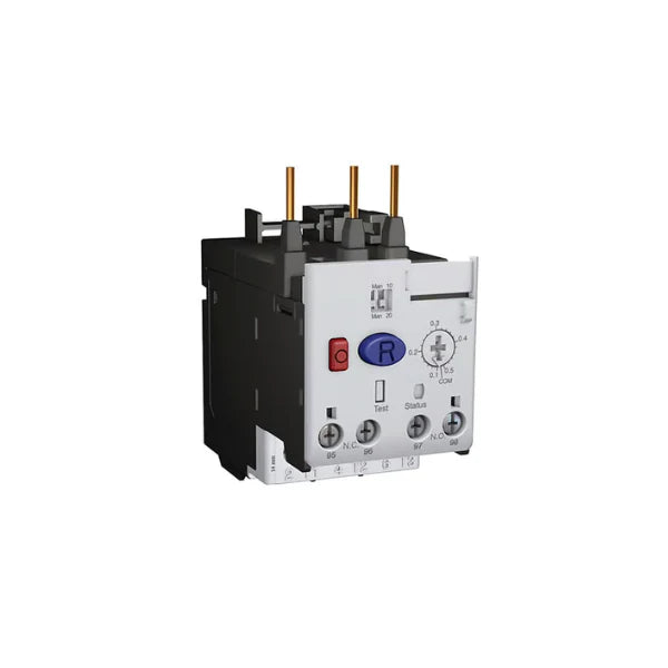 Allen-Bradley 592-1EFFC overload relay, E100 series motor protection.