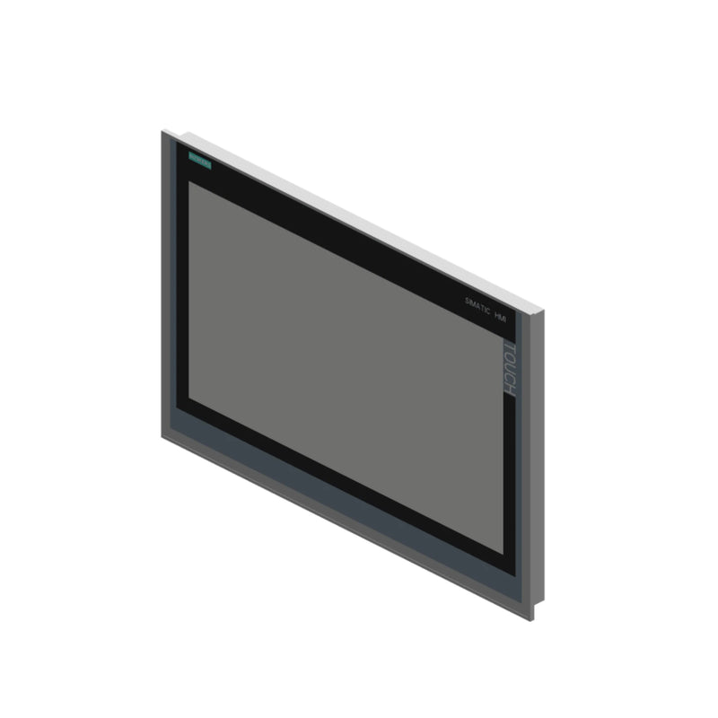 Siemens HMI KTP400 Basic Panel with 4-inch TFT, 480x272 resolution, and Ethernet, MPI, PROFIBUS connectivity.