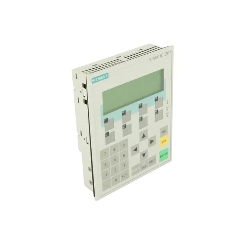 Reliable Siemens SIMATIC OP7 panel ensuring efficient process control in industrial settings.