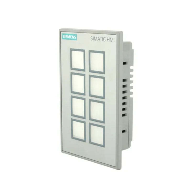 Siemens HMI KP8F PN, fail-safe key panel with 8 buttons, PROFINET, industrial automation