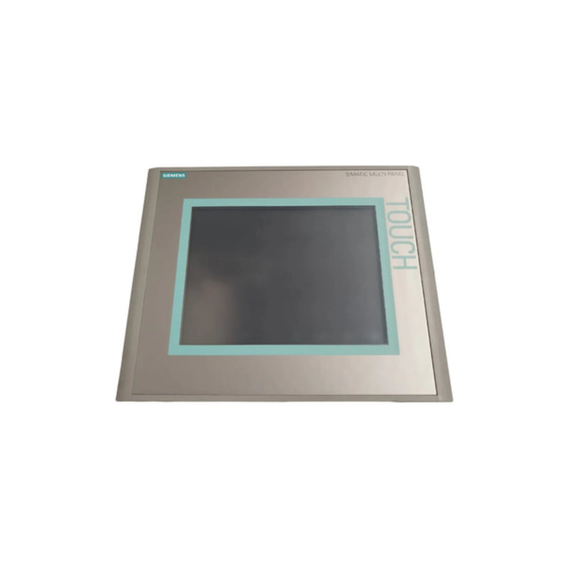 Siemens 6AV6643-0CD01-1AX1 Touch Panel, intuitive interface for automation, featuring Ethernet, PROFIBUS support.