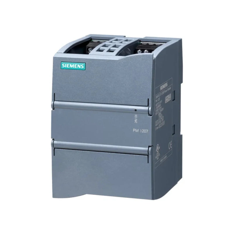 Siemens power supply module offering dependable 24V DC output for automation in industrial settings.