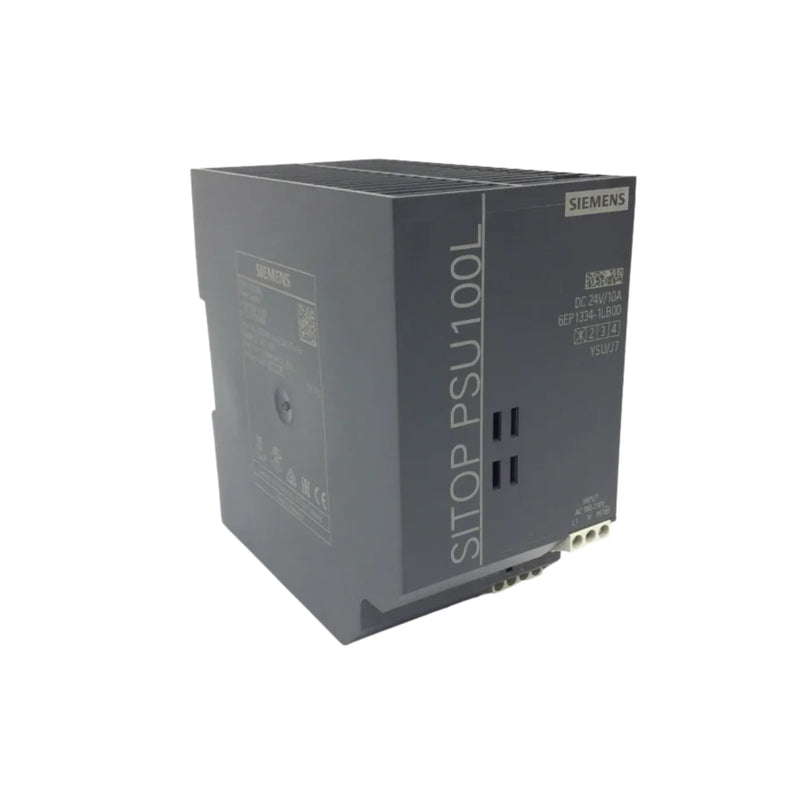 Siemens power supply 6EP1334-1LB00 delivers 24V 10A for industrial automation, efficient and reliable.