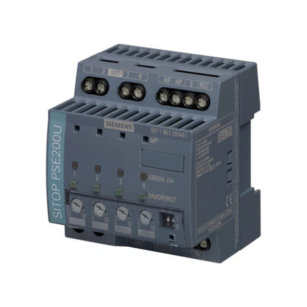 Siemens buffer module 6EP1961-2BA41, 24V DC, 40A, provides reliable industrial power backup for stable supply.