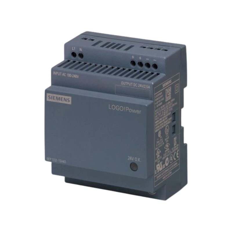 Power supply Siemens 6EP3332-6SB00-0AY0, 24V DC 5A 120W, SITOP PSU6200, DIN rail mount, IP20, single-phase design