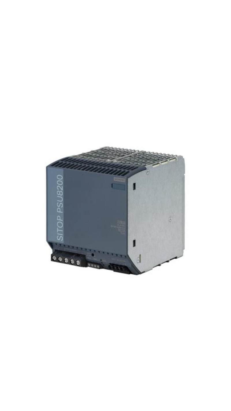 Siemens 6EP3437-8SB00-0AY0 PSU300S power supply offering 40A output at 24V DC, built for demanding industrial use