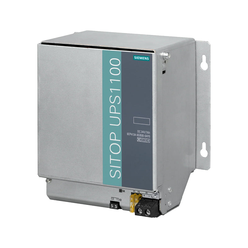 Siemens SITOP PSU8200 power supply, offering 24V DC, 10A for industrial use.