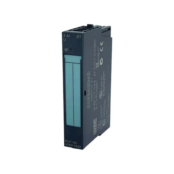 Siemens I/O module for automation; handles analog, digital signals; enhances signal processing efficiency.