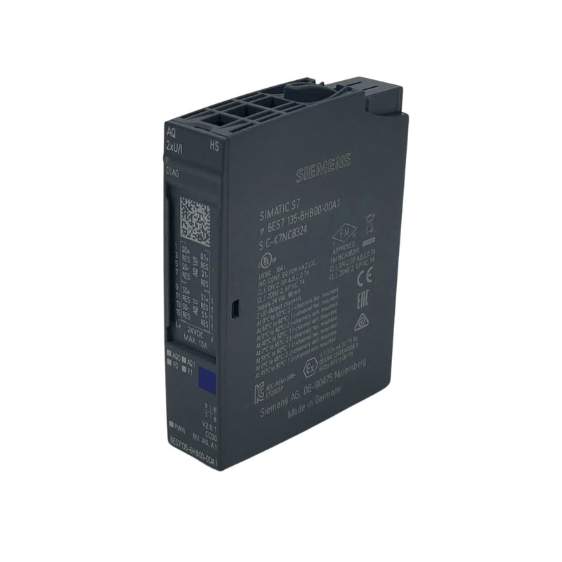 Siemens analog input module for precise signal processing in S7-1200 PLC, ideal for industrial automation systems.