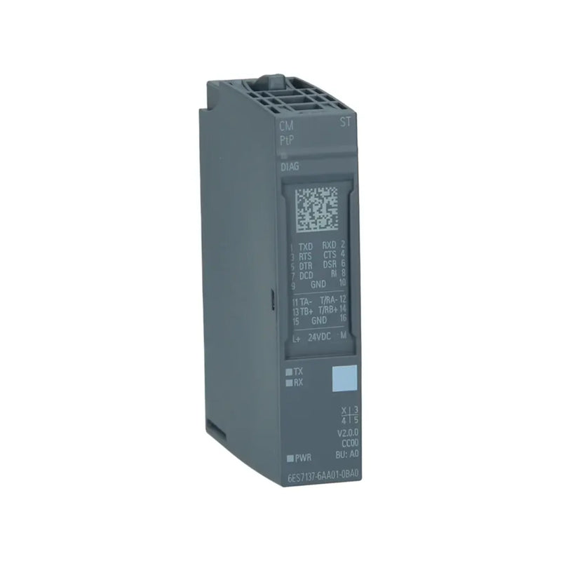 Siemens 6ES7137-6AA01-0BA0 module provides secure connections for I/O in ET 200SP systems.
