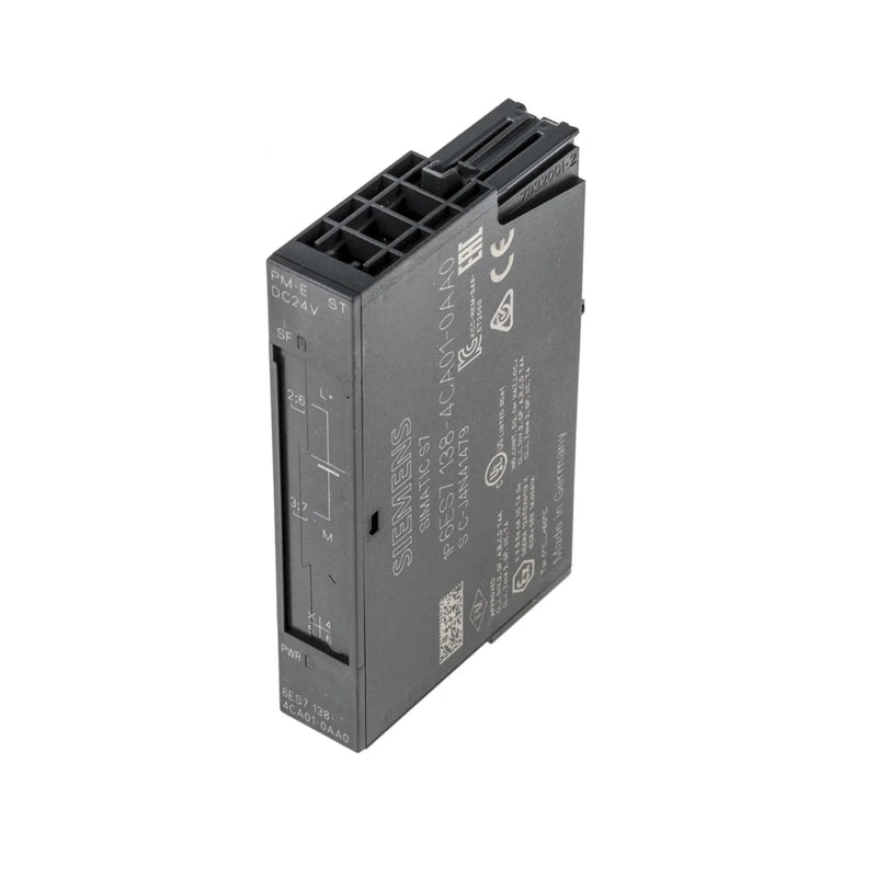 Siemens ET 200S module enhances signal processing for industrial automation systems.
