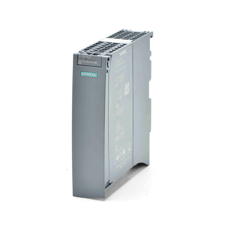 Siemens PROFINET interface module for ET 200SP, enhancing communication with dual ports and diagnostics.