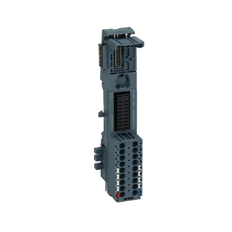 Siemens base unit, featuring push-in terminals, DIN rail mounted, perfect for advanced automation setups.