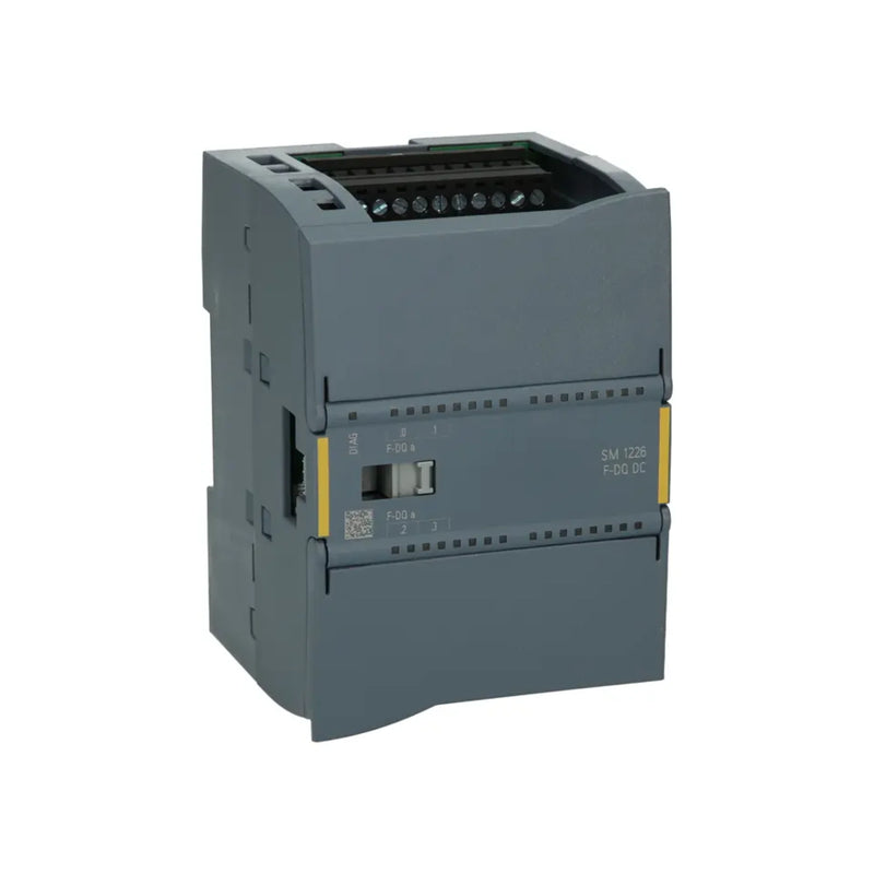 Siemens expansion module offers 16 digital inputs and outputs for SIMATIC S7-1200 systems.