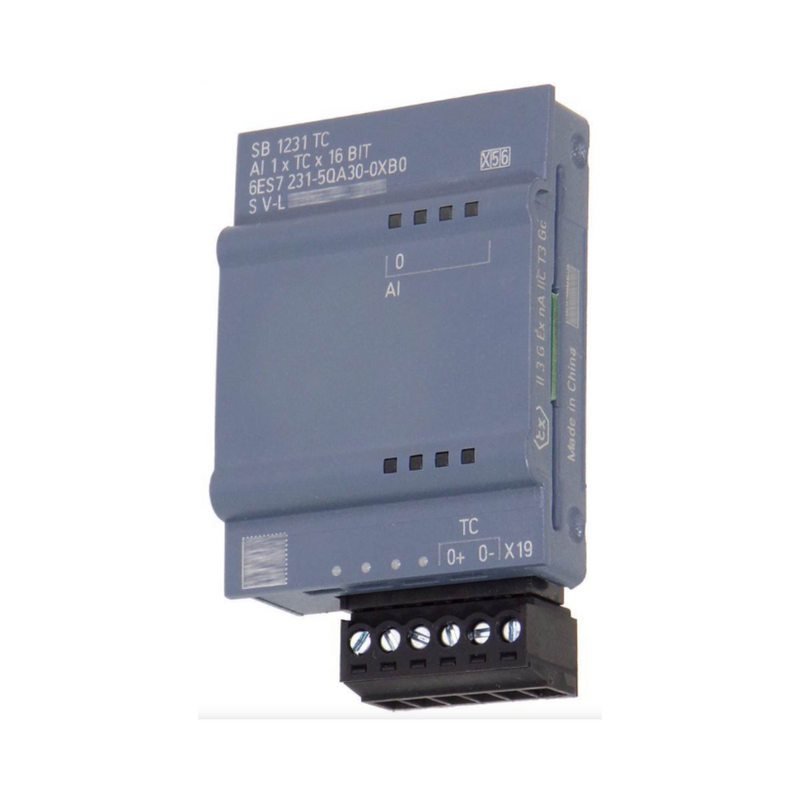 Siemens 6ES7231-5QA30-0XB0 S7-1200 input module, 4 AI, ±10 V 0–20 mA, 13-bit accuracy