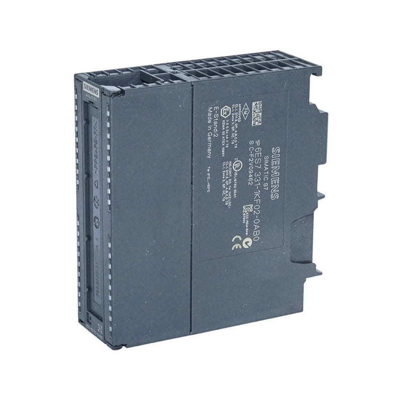 Siemens 6ES7331-1KF02-0AB0 digital input module for SIMATIC S7-300 PLC applications.