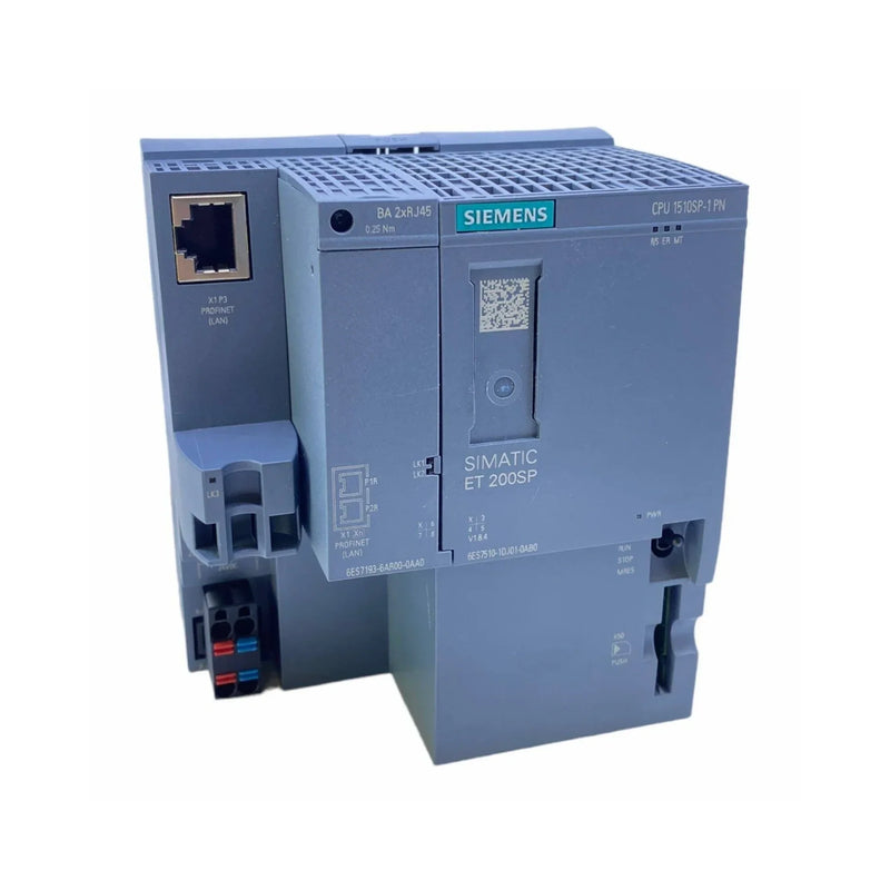 SIMATIC S7-1500 6ES7510-1DJ01-0AB0 CPU with PROFINET for advanced industrial applications.