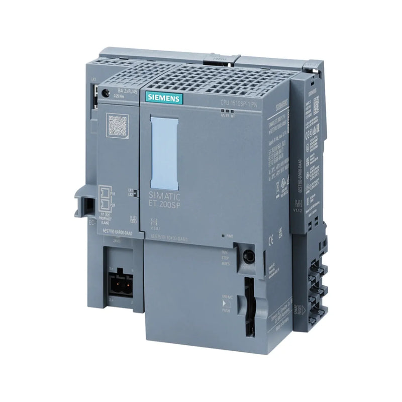 Siemens 6ES7510-1DK03-0AB0 CPU module ensures robust automation and secure communication.
