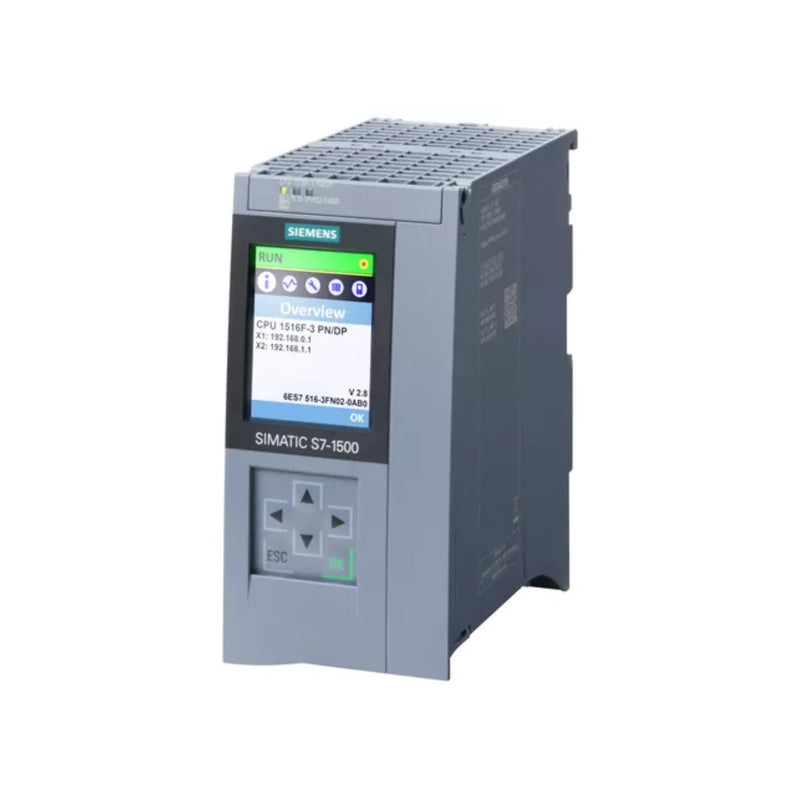 Siemens 6ES7516-3FN02-0AB0 SIMATIC S7-1500 CPU 1516-3 PN/DP for automation