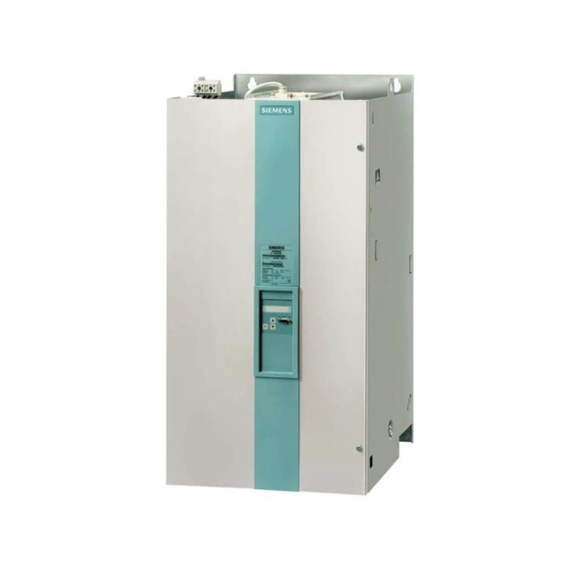 Siemens 6RA7018-6DS22-0 chopper provides safe 100 kW energy dissipation for industrial drive systems.