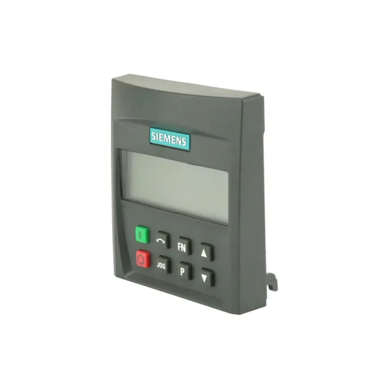 Siemens MICROMASTER 4 Basic Operator Panel BOP 6SE6400-0BP00-0AA1 with 5-digit display for drive operation.