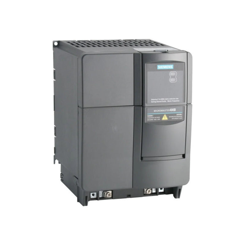 Siemens 6SE6440-2UD31-1CA1 inverter for precise industrial motor management, MICROMASTER 440 series, high efficiency.