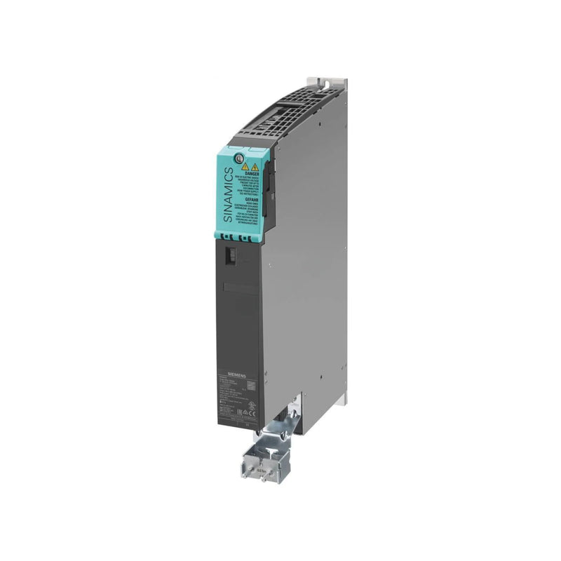 Siemens 6SL3120-1TE15-0AD0 SINAMICS S120 motor module 5A 400V for servo control.