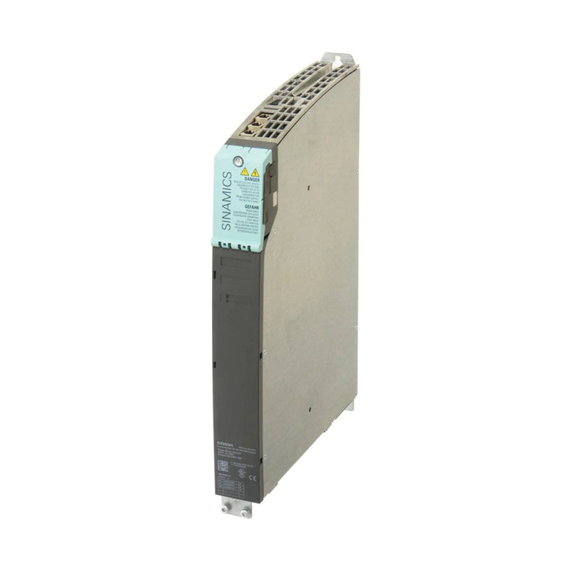 Siemens 6SL3120-1TE21-8AA3, SINAMICS S120, 18A, 600V DC, high-performance industrial motor control.
