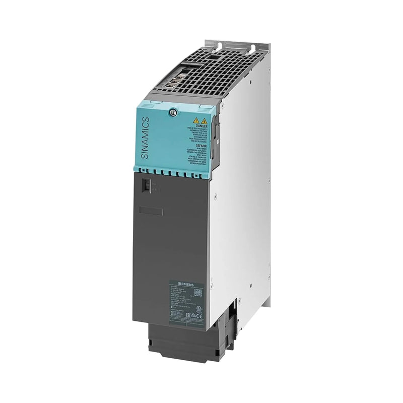Siemens 6SL3120-1TE24-5AC0 SINAMICS S120 module for industrial automation with 45A output and 600V DC input.