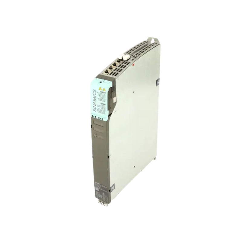 Siemens dual-axis motor module 6SL3120-2TE21-0AA3, 2x10A, 600V DC, compact, IP20, for SINAMICS S120 systems