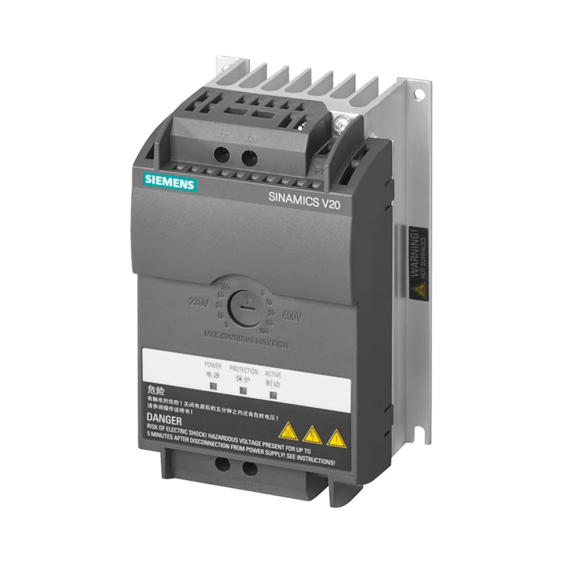 Siemens 6SL3201-2AD20-8VA0 Control Unit, PROFINET and safety for SINAMICS G120.