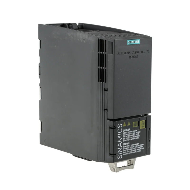Siemens 6SL3210-1KE11-8UB2 G120C inverter, 0.75 kW, efficient motor control ideal for various automation needs.
