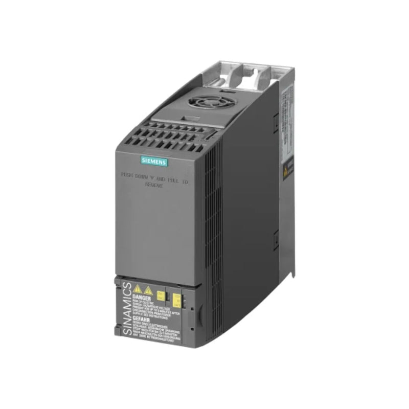 Compact Siemens frequency converter for efficient and versatile motor control.