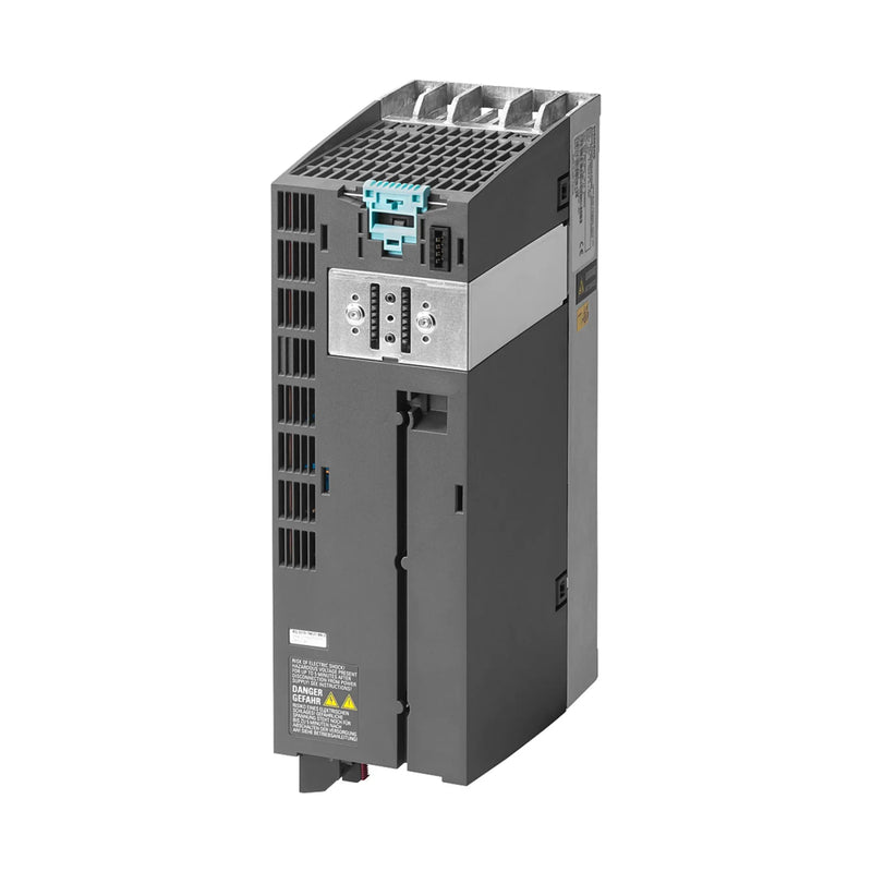 Siemens 6SL3210-1PB17-4AL0 module, 0.75 kW, 3AC 200 V, compact drive with built-in brake chopper.